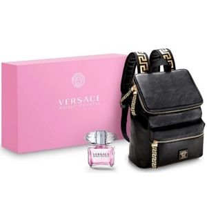 Versace perfume with backpack